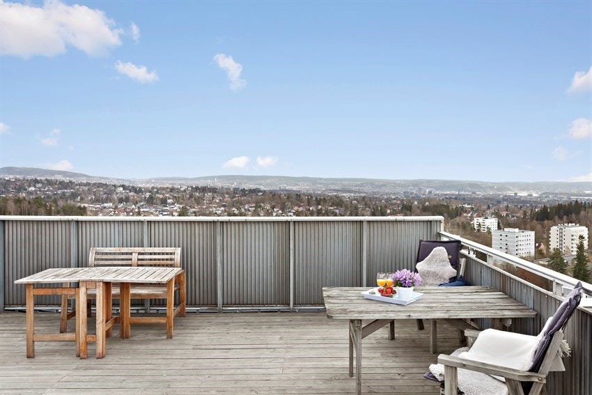 Takterrasse Galleribilde