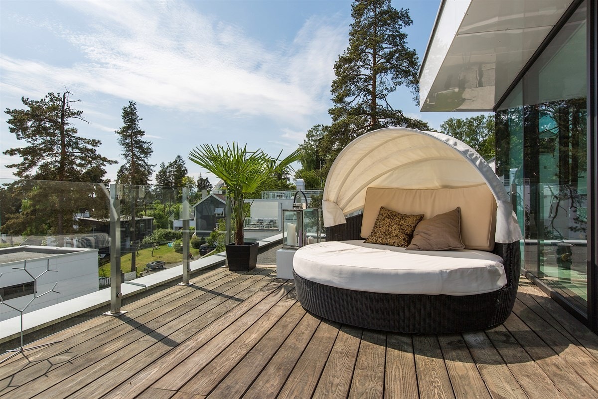 Takterrassen har flere soner Galleribilde