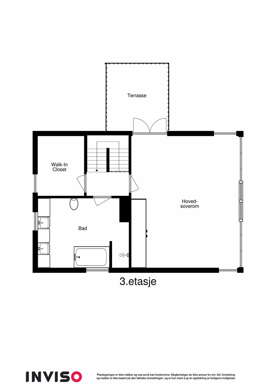 Plan 2D 3. etasje Galleribilde
