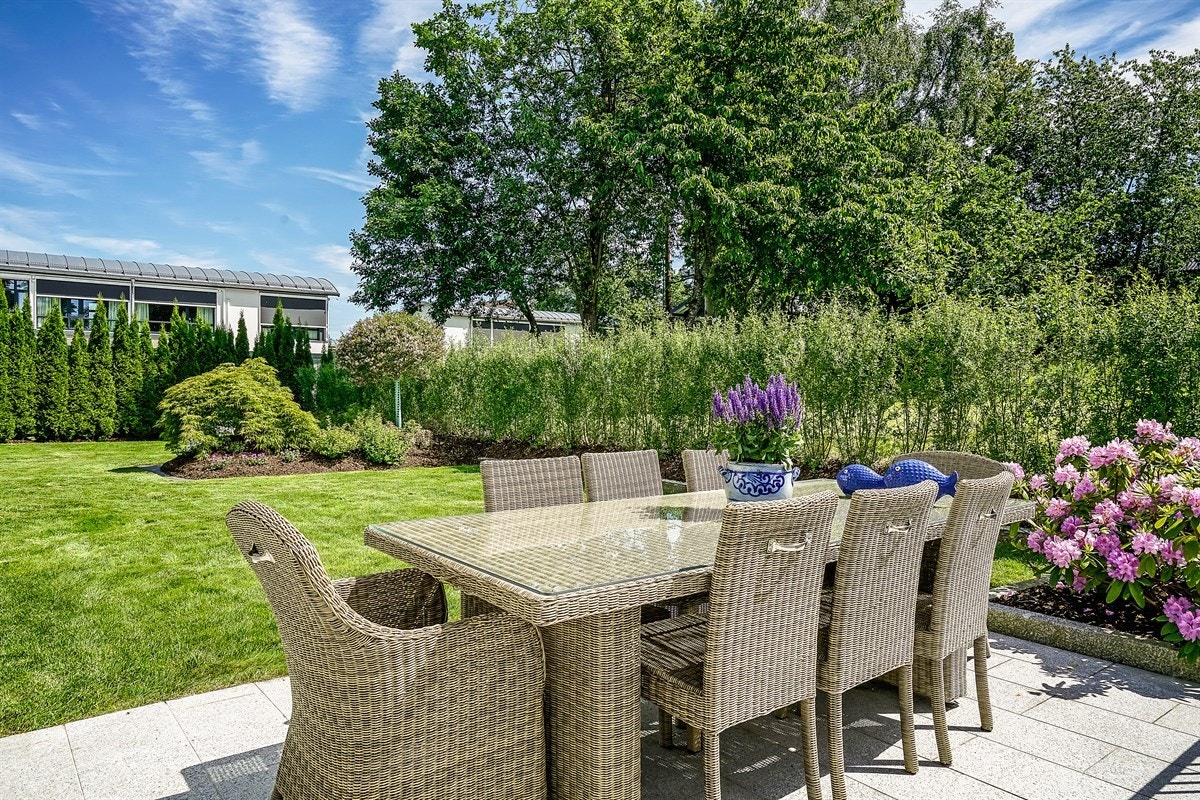 Terrasse hage Galleribilde