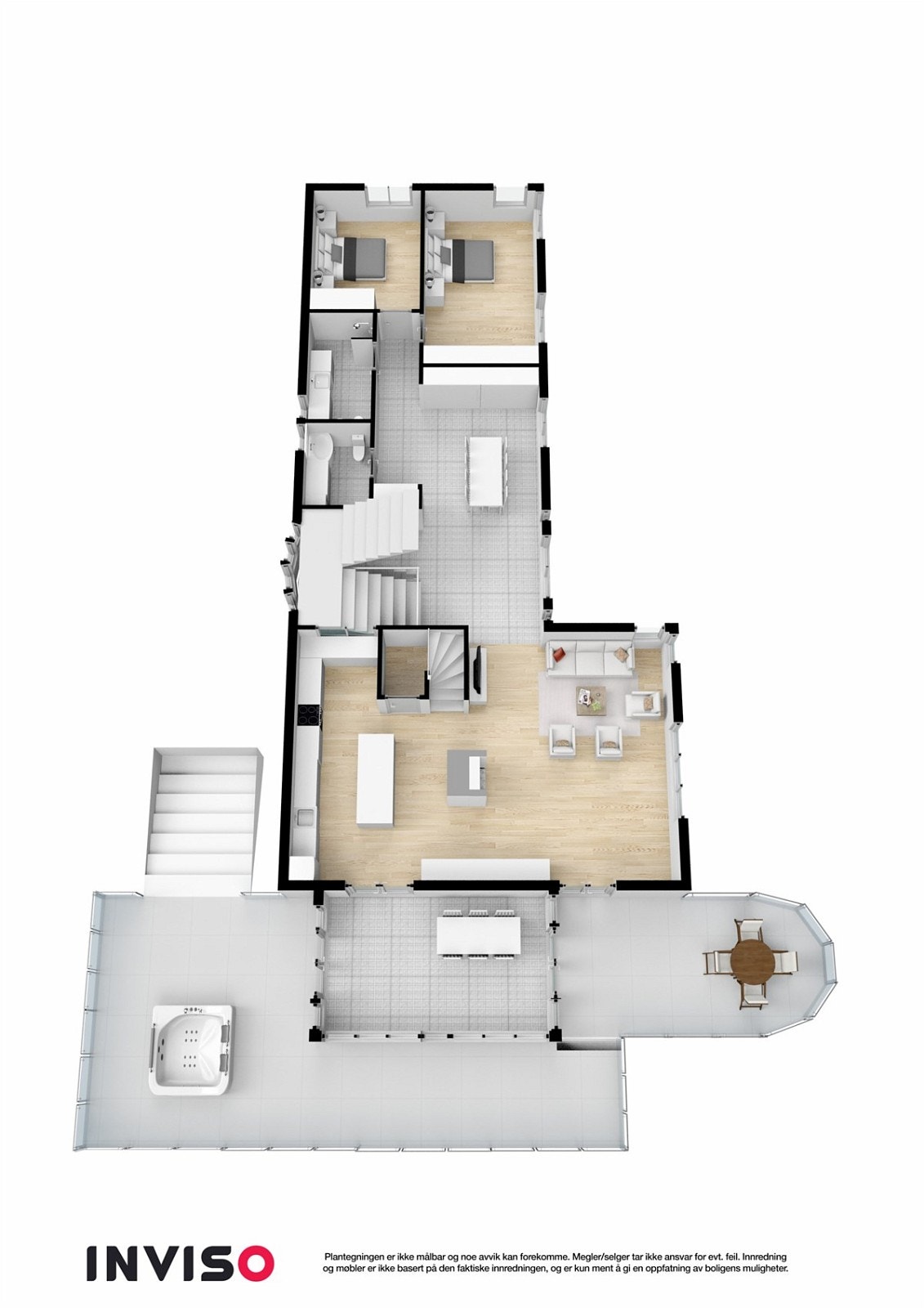 Plan 3D hovedetasje Galleribilde