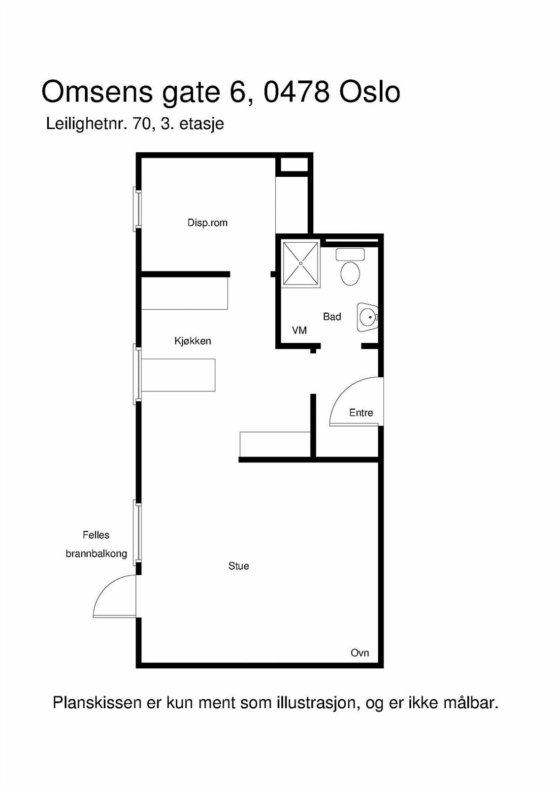 Plantegning Galleribilde