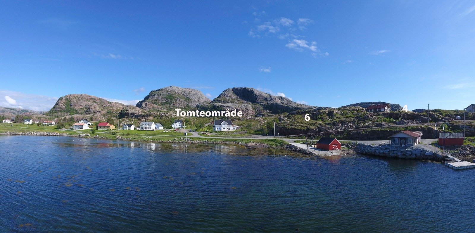 Tomtene ligger i ei bygd med både fritidsboliger og helårs fastboende Galleribilde