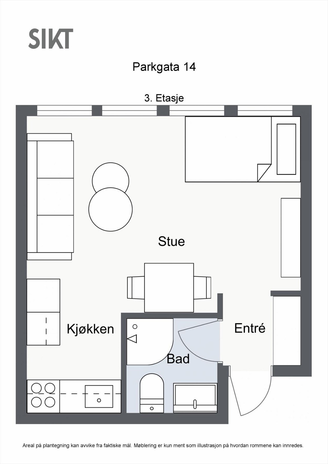 Plantegning. Galleribilde