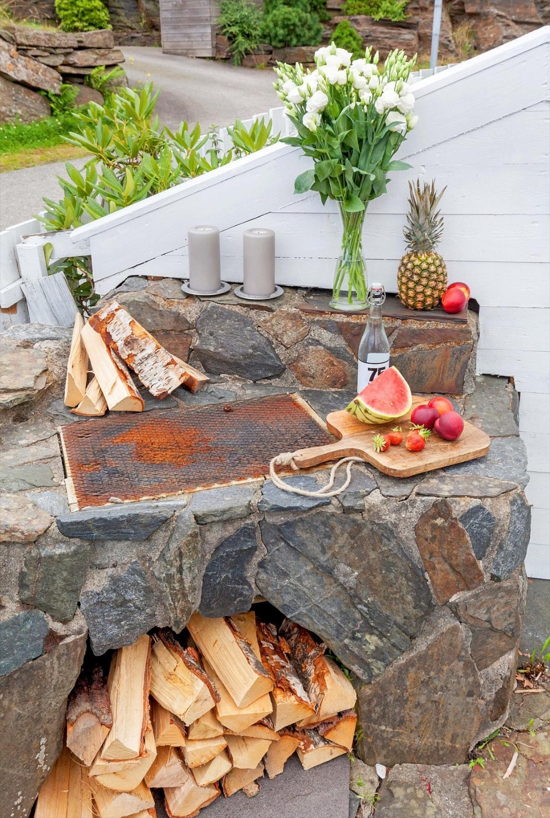 Trivelig utepeis. Galleribilde