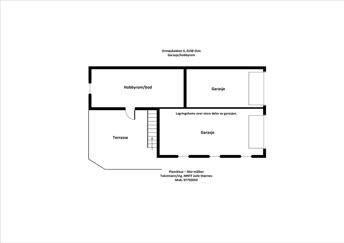 Plantegning garasje Galleribilde