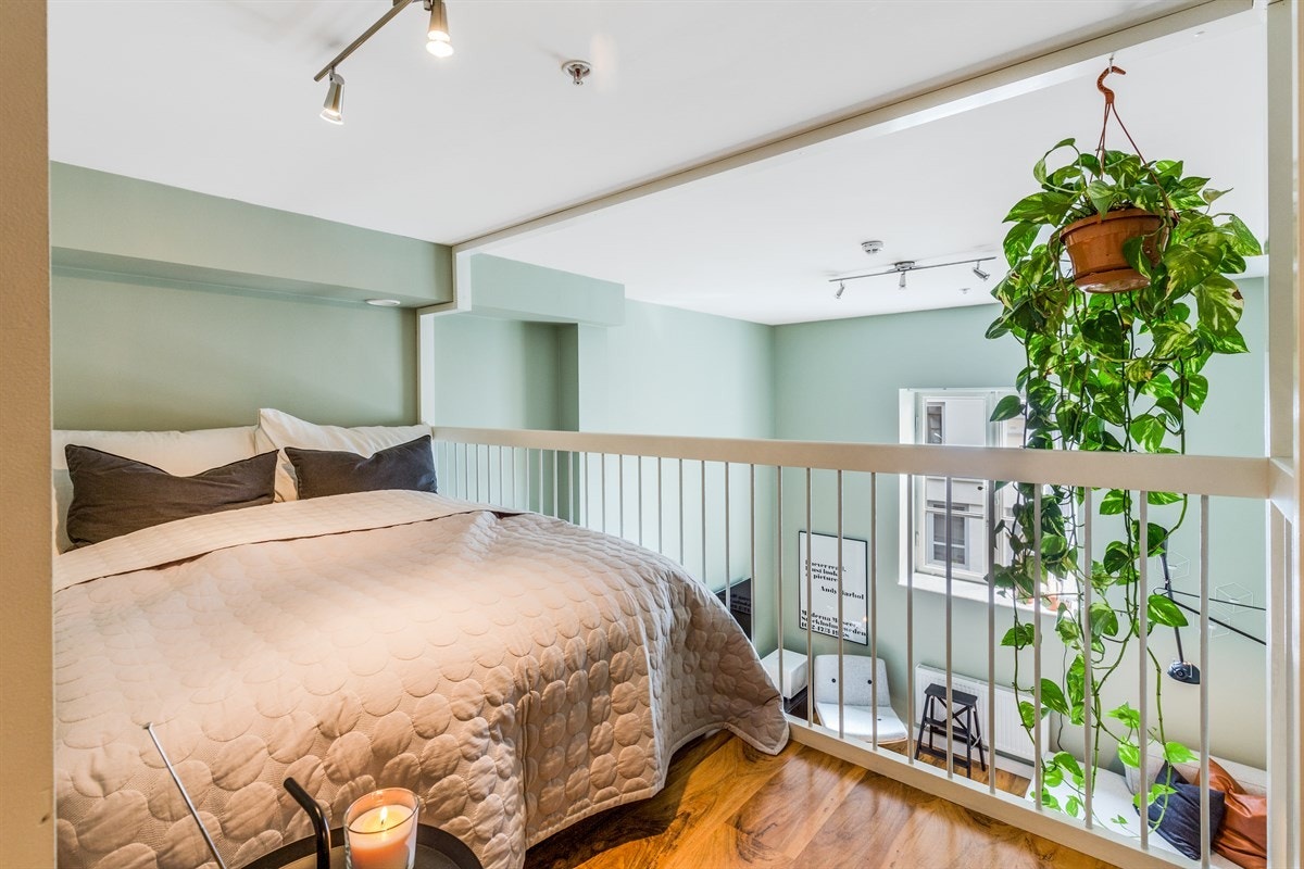 Innbydende og lys sovealkove Galleribilde