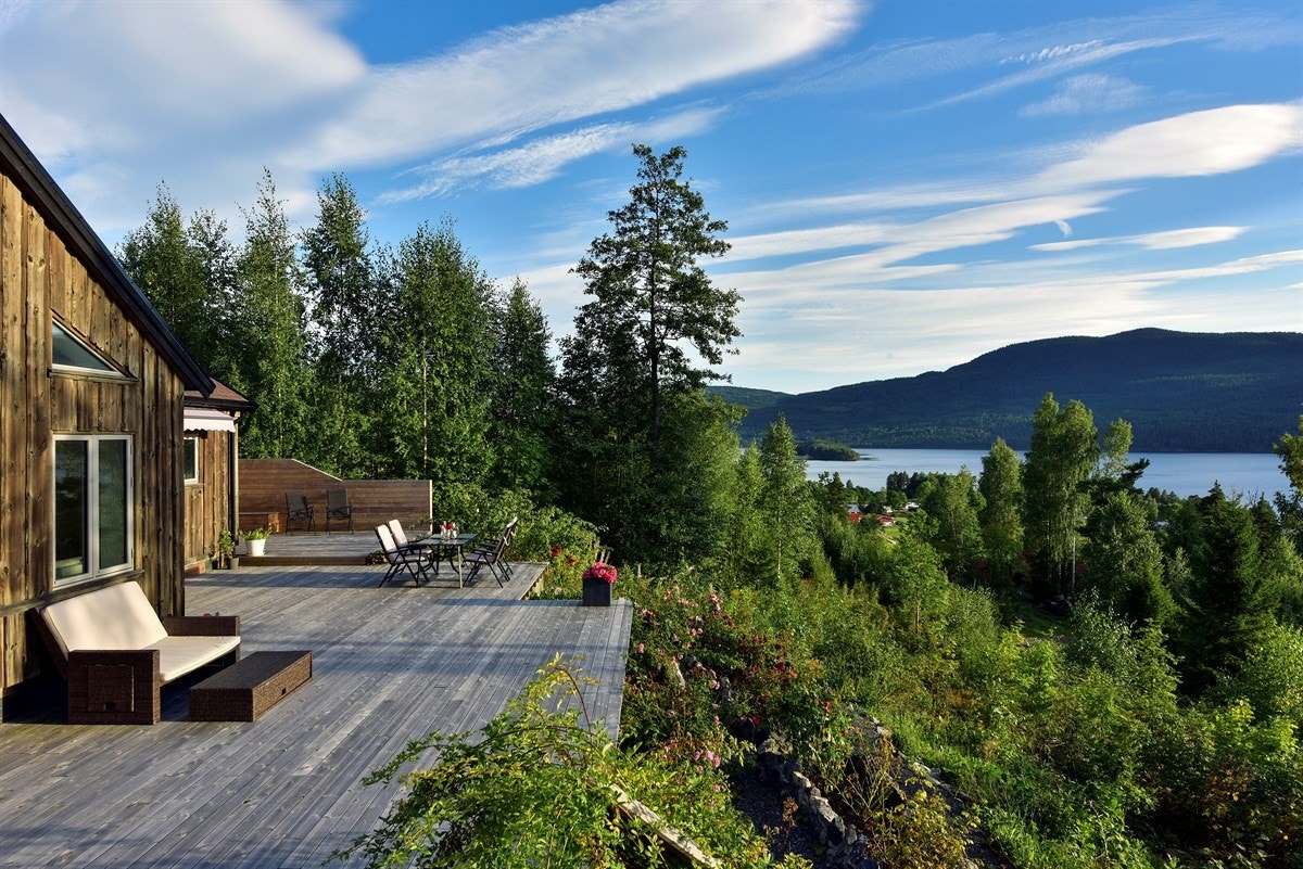Terrassen har meget gode solforhold. Galleribilde