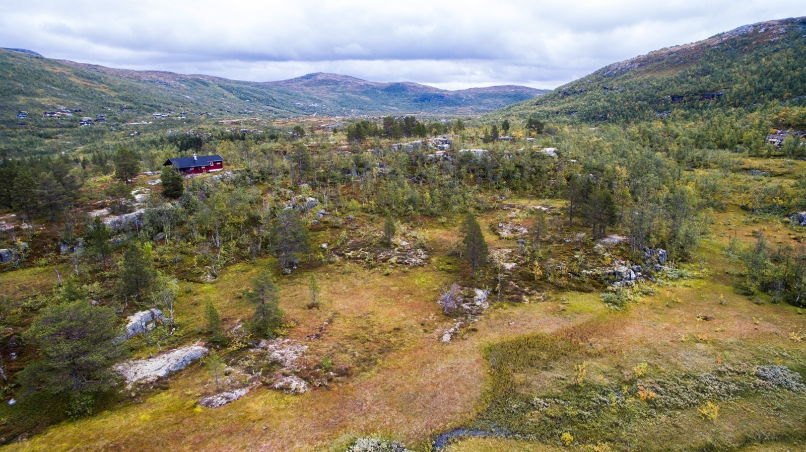 Dronebilde Galleribilde