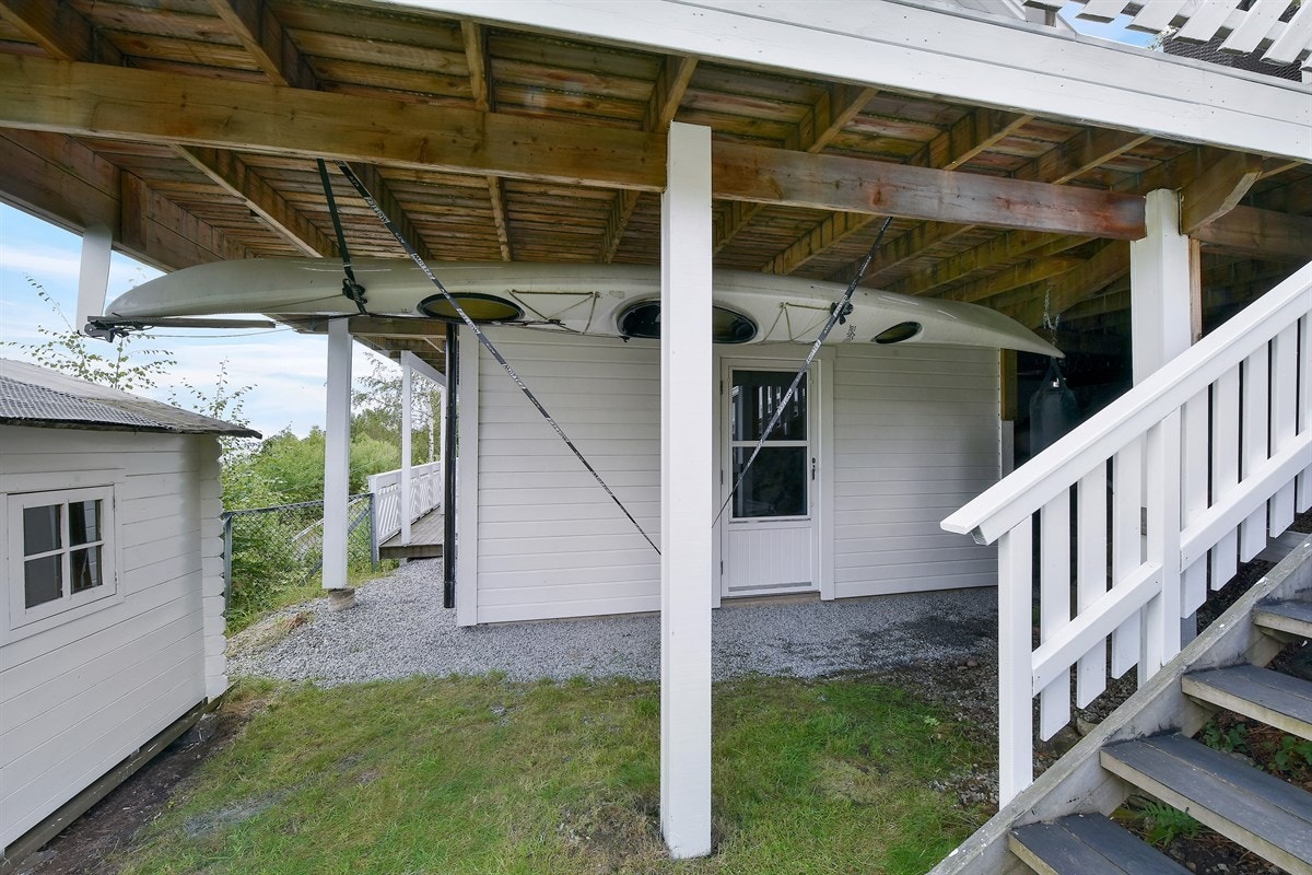 Her er det også adkomst til sportsboden. Galleribilde