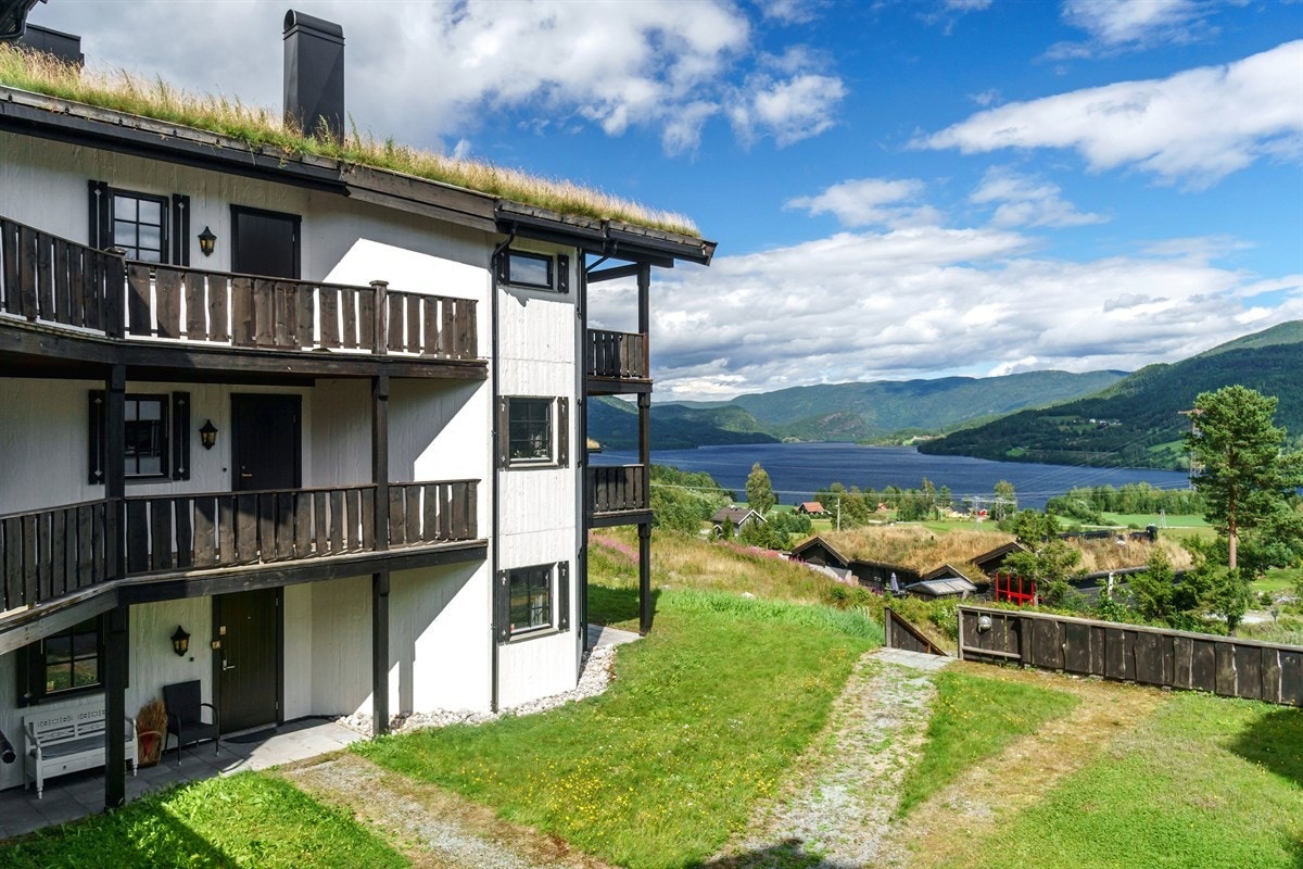 Fantastisk utsikt over Krøderen Galleribilde