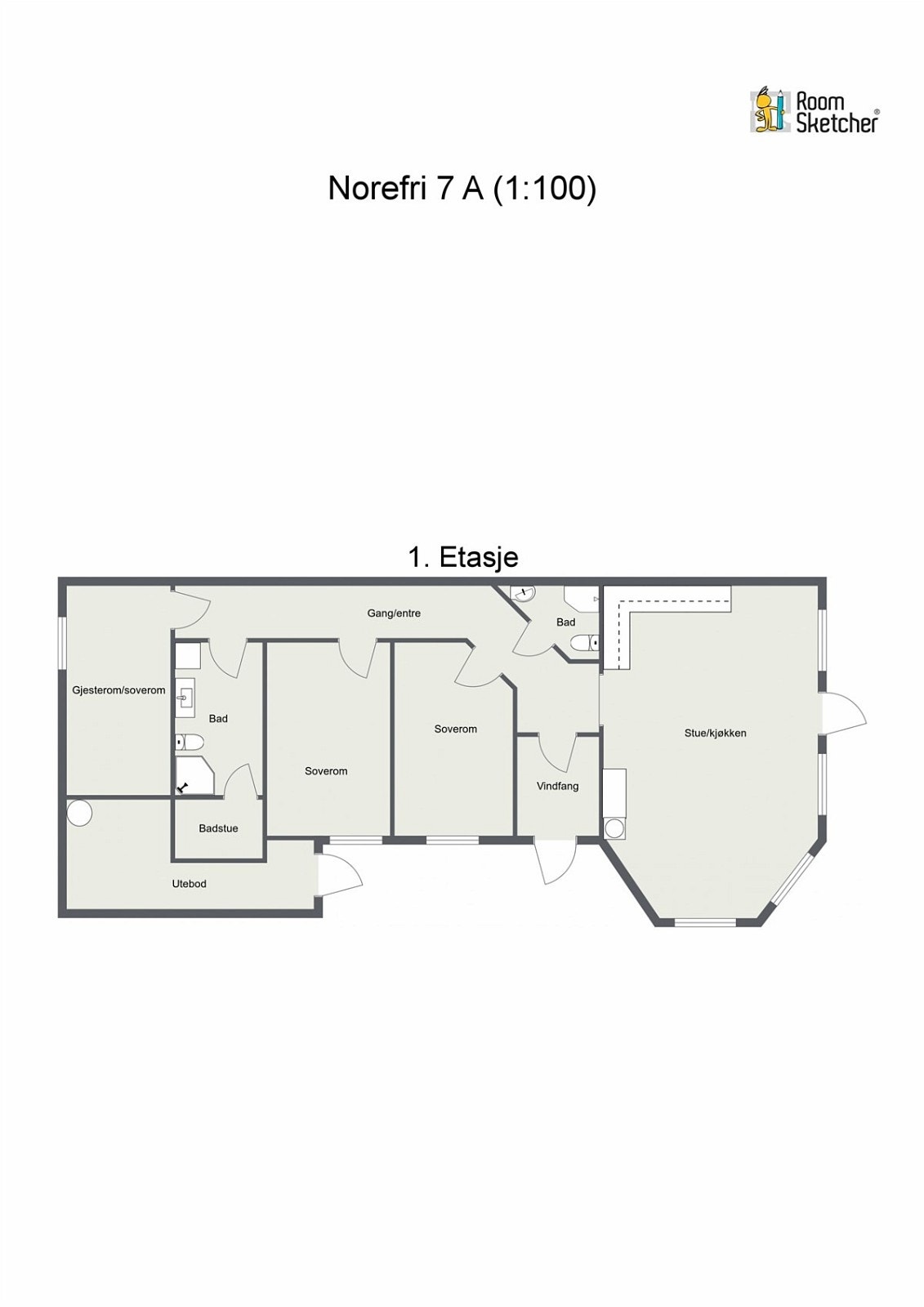Plantegning Galleribilde