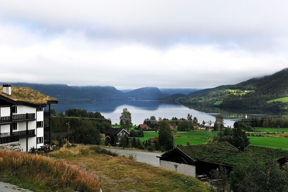 Utsikt over Krøderen Galleribilde