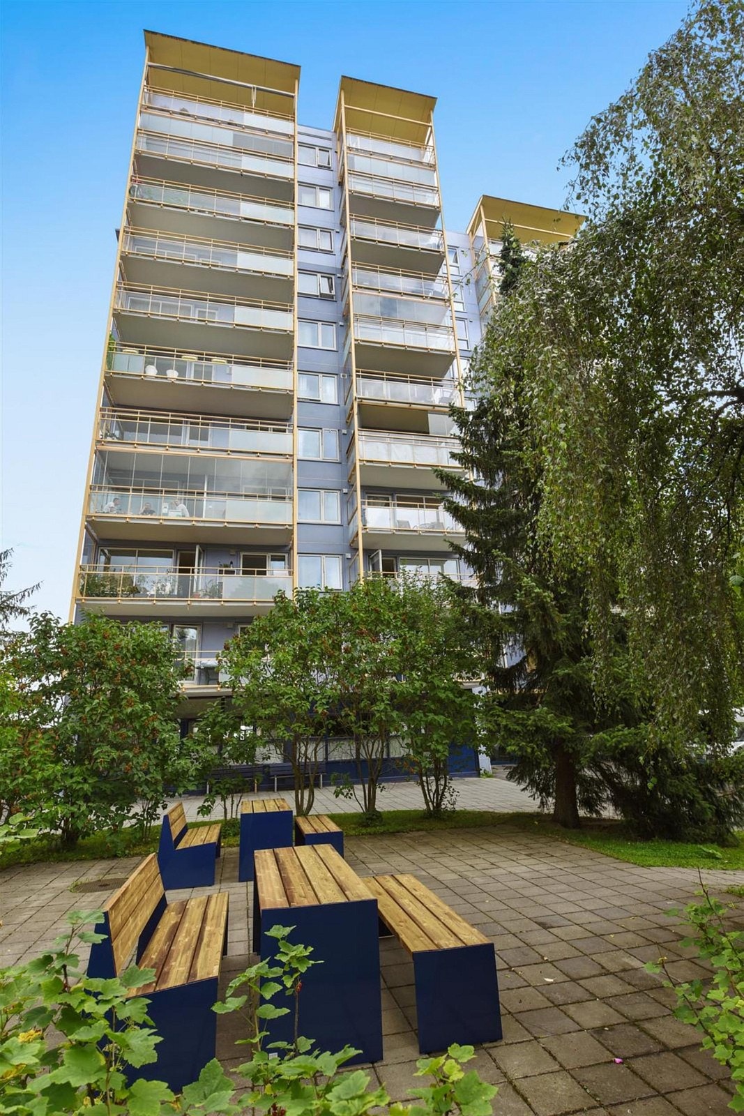 Hovseterveien 96 har fine og hyggelige fellesareal med sittegrupper. Galleribilde