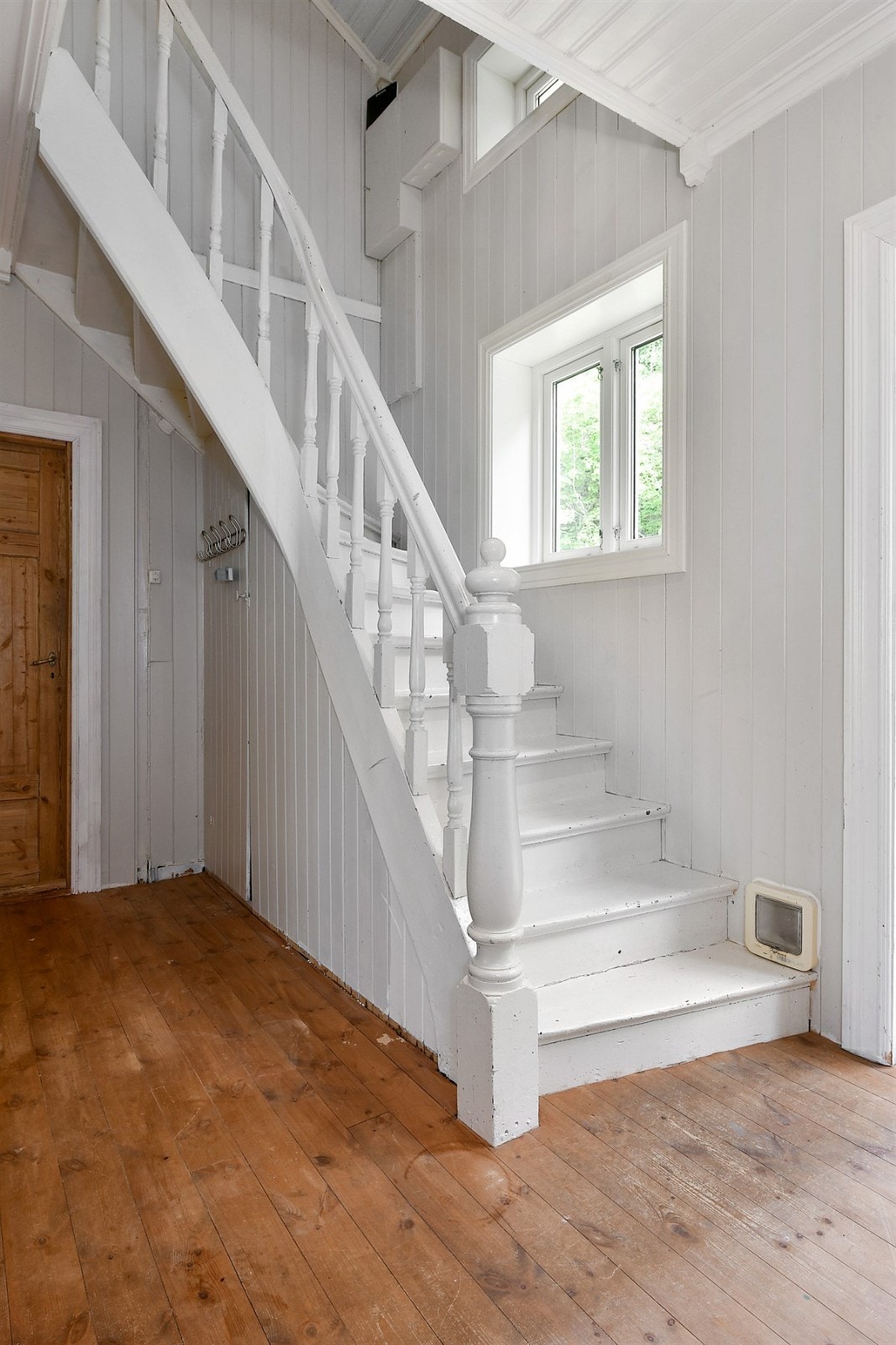 Trappen er i original utførelse. Galleribilde