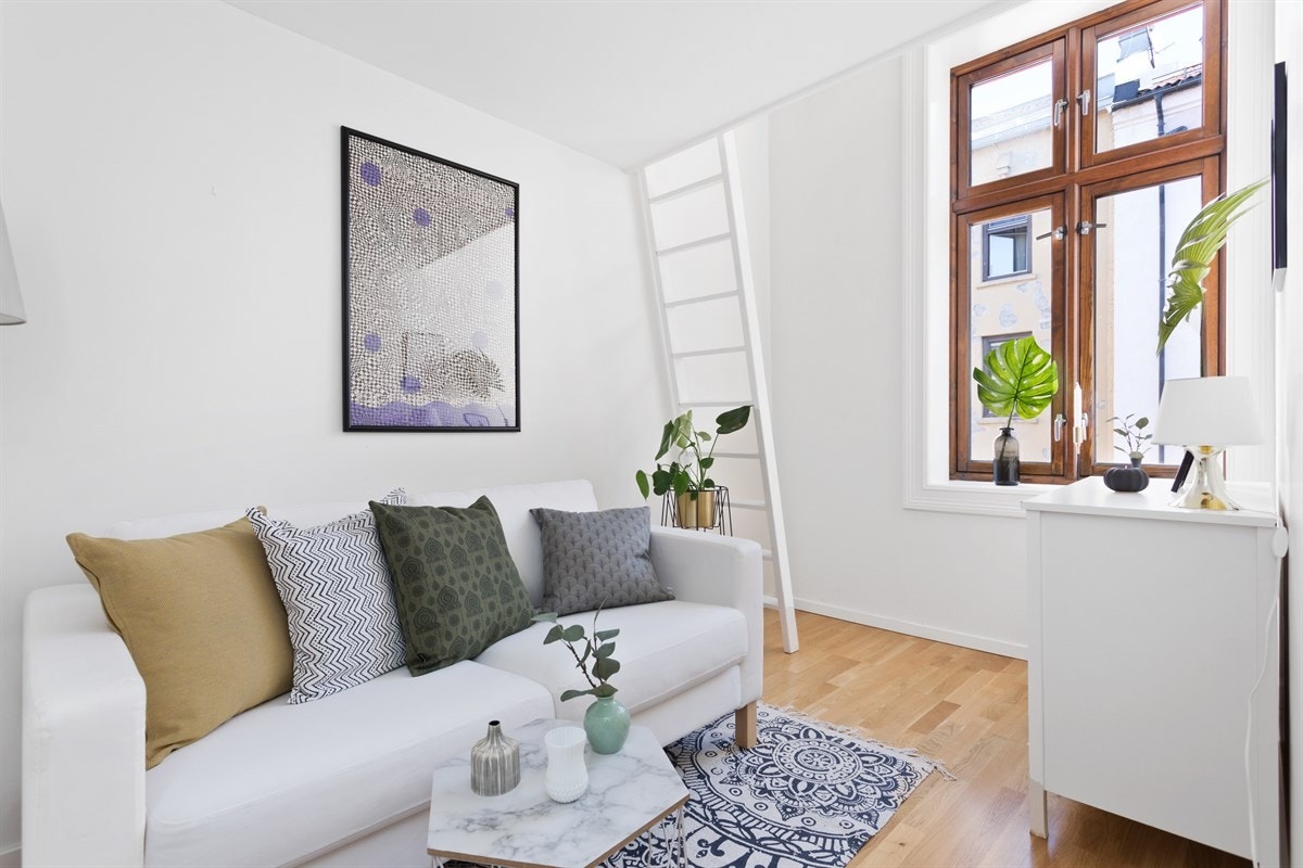 Velkommen til visning i Trondheimsveien 14C - En meget arealeffektiv leilighet med 3 soverom/disponible rom. Alle soverom vender mot bakgård Galleribilde