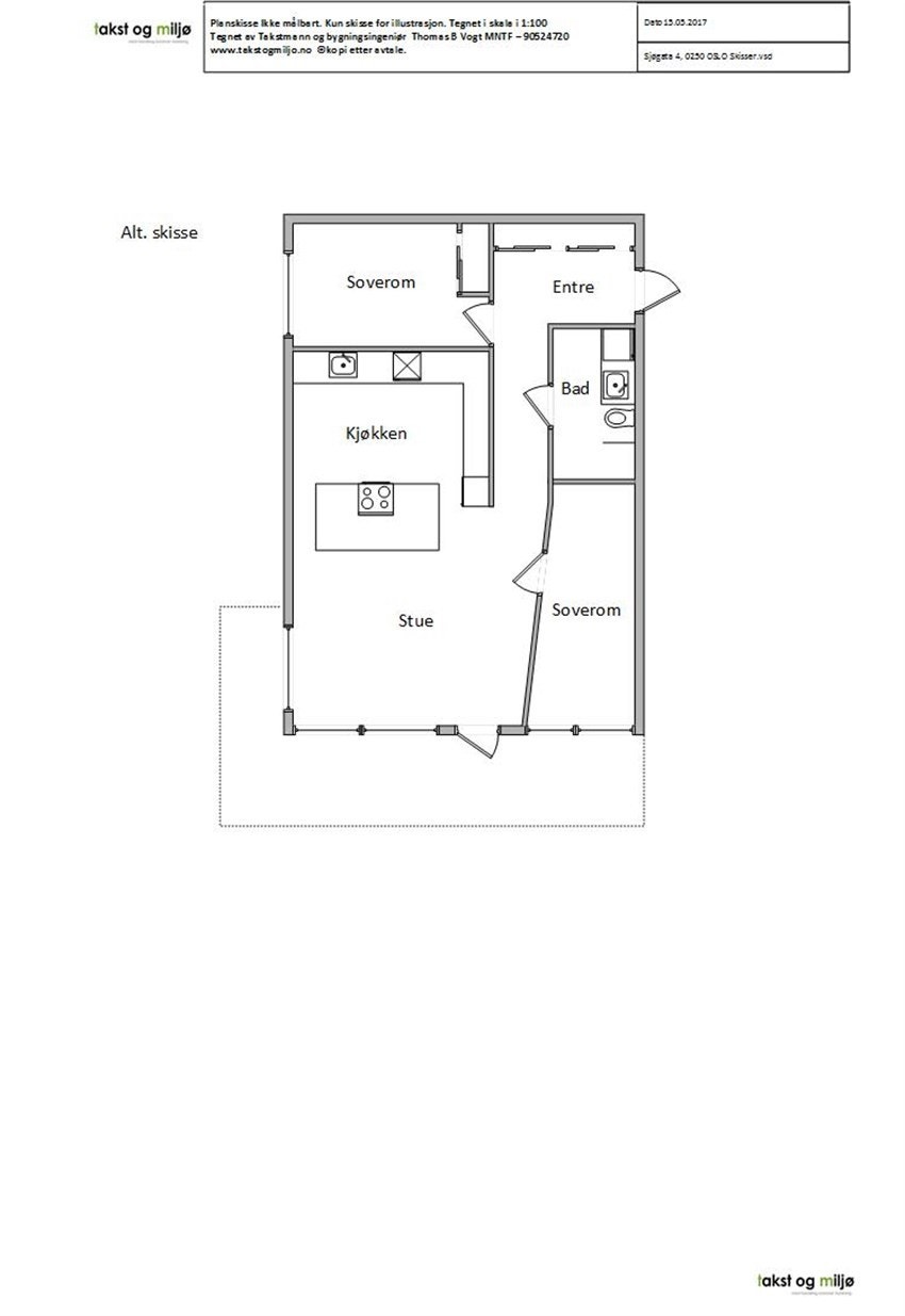Alternativ planløsning 2 Galleribilde
