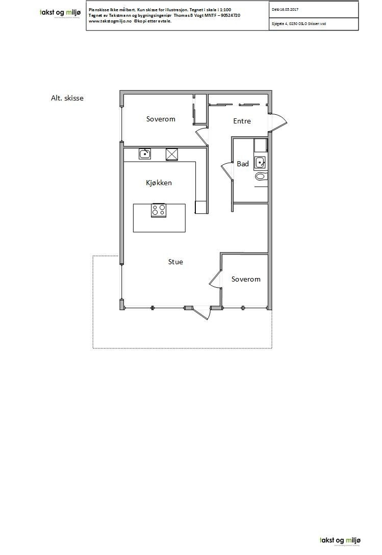 Alternativ planløsning Galleribilde