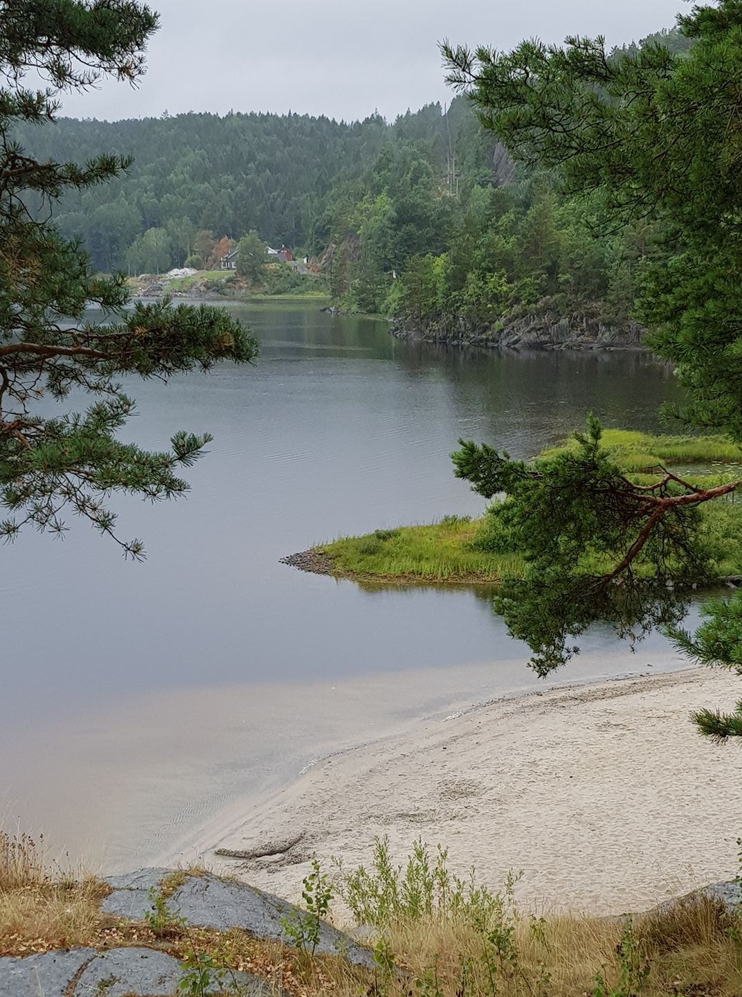 Friområde med badeplass på Froland Verk Galleribilde