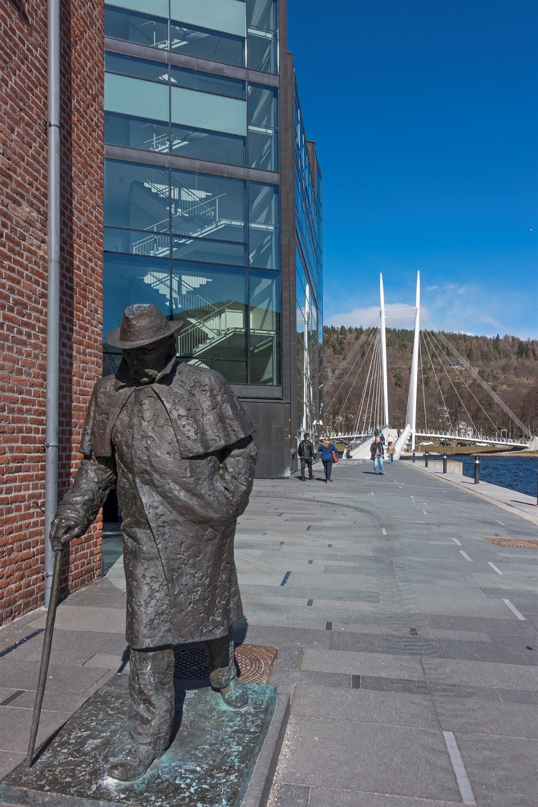 Det er gangavstand til Drammen sentrum. Galleribilde