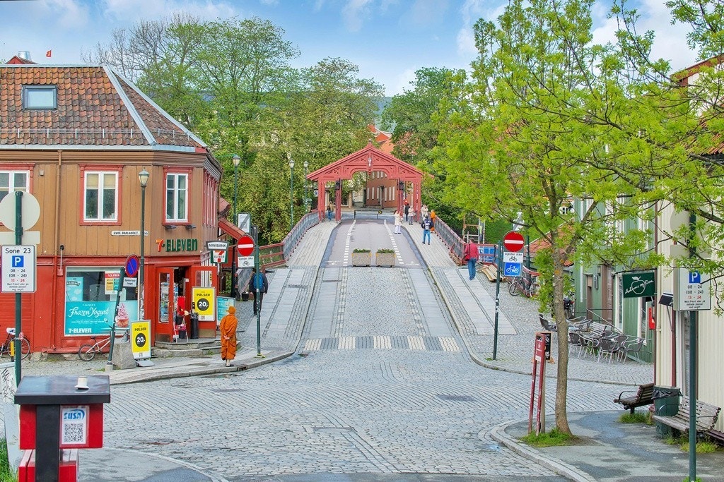 Kort vei til Bakklandet og Gamle Bybro Galleribilde