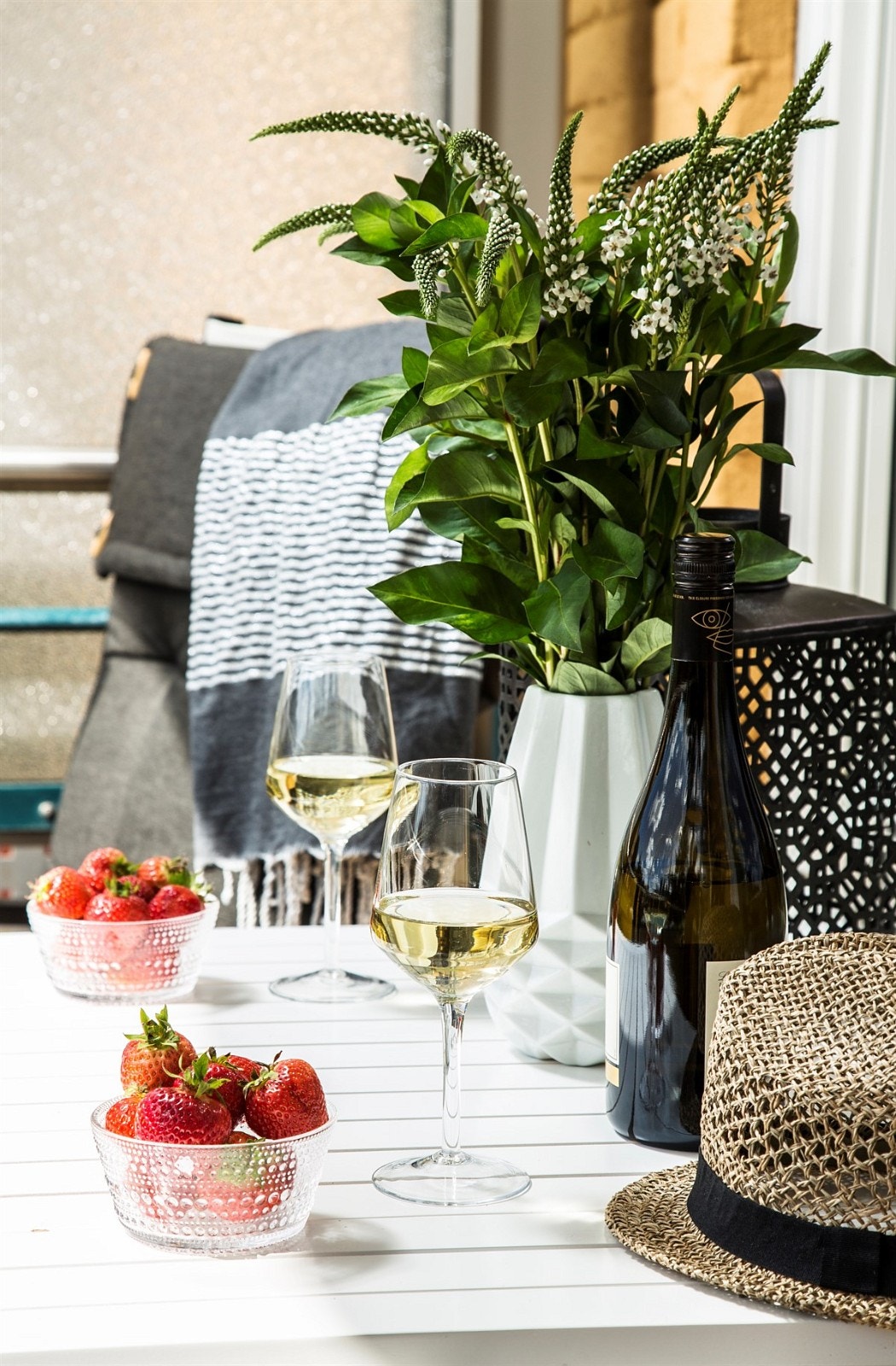 Her kan man nyte mange sene middager i sola. Galleribilde