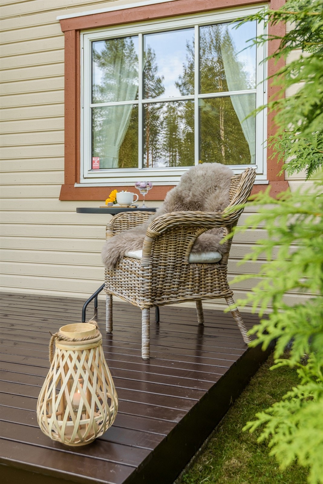 Detalj terrasse. Galleribilde