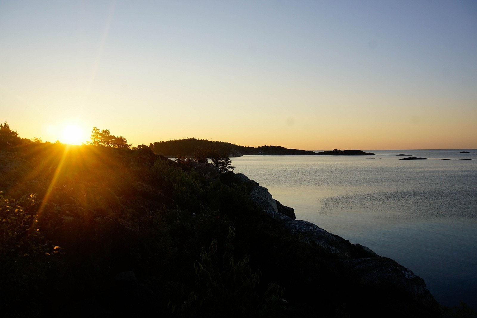 Morgengry på Hafsundodden Galleribilde