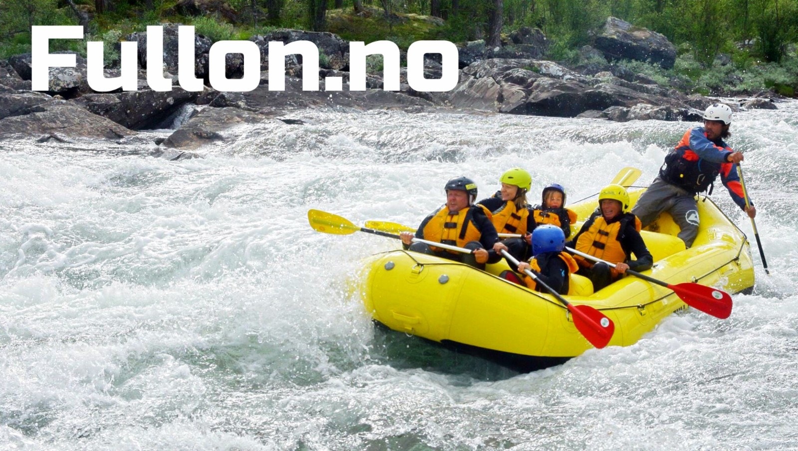 Rafting i Dagalielva er moro for hele familien. Kontakt fullon.no Galleribilde