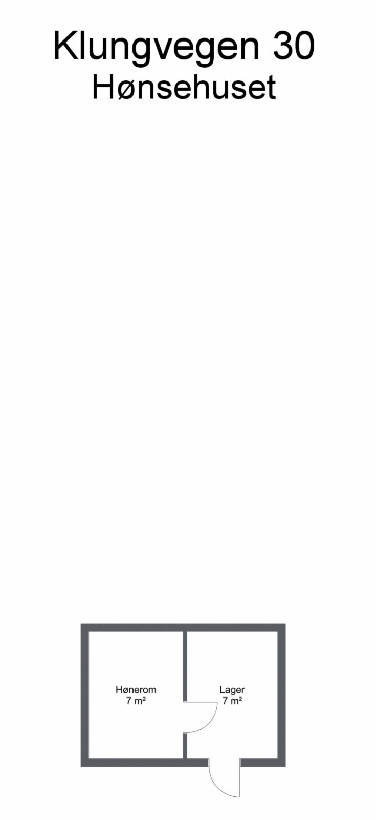 Planskisse Hønsehuset Galleribilde