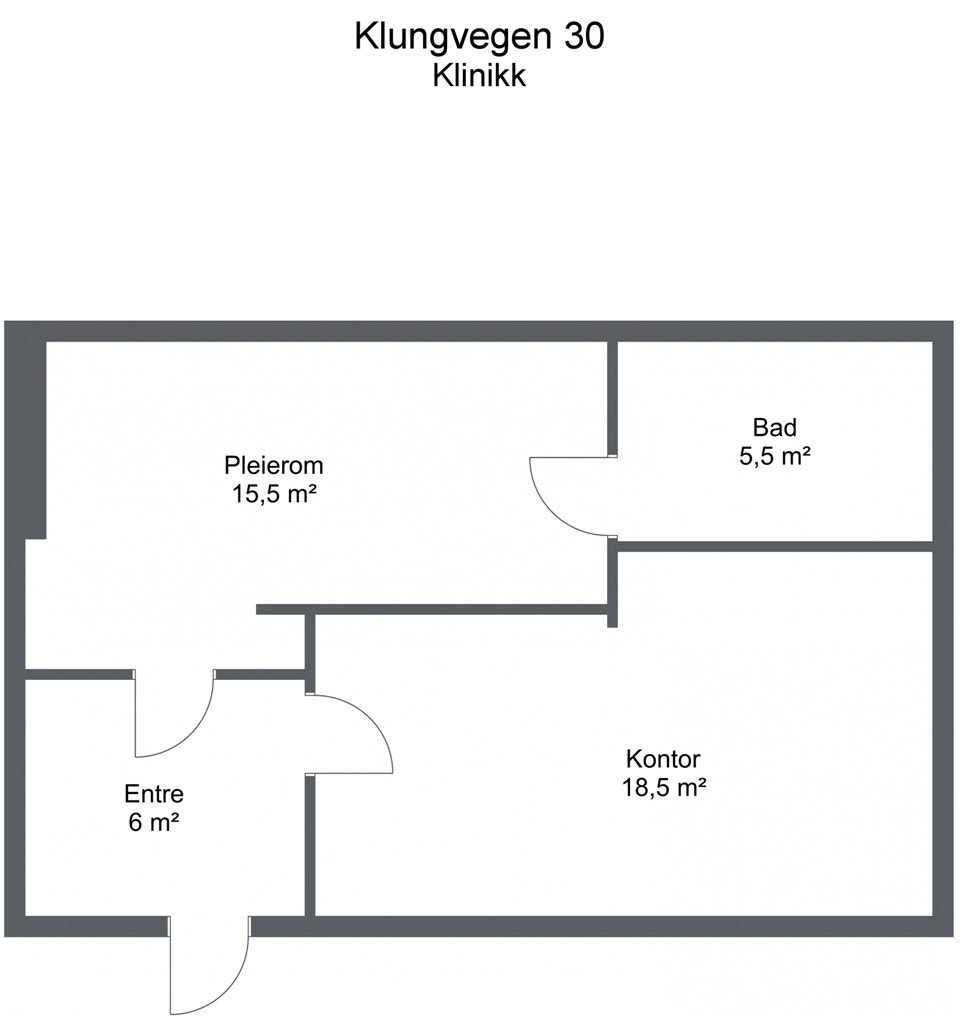 Planskisse klinikken Galleribilde