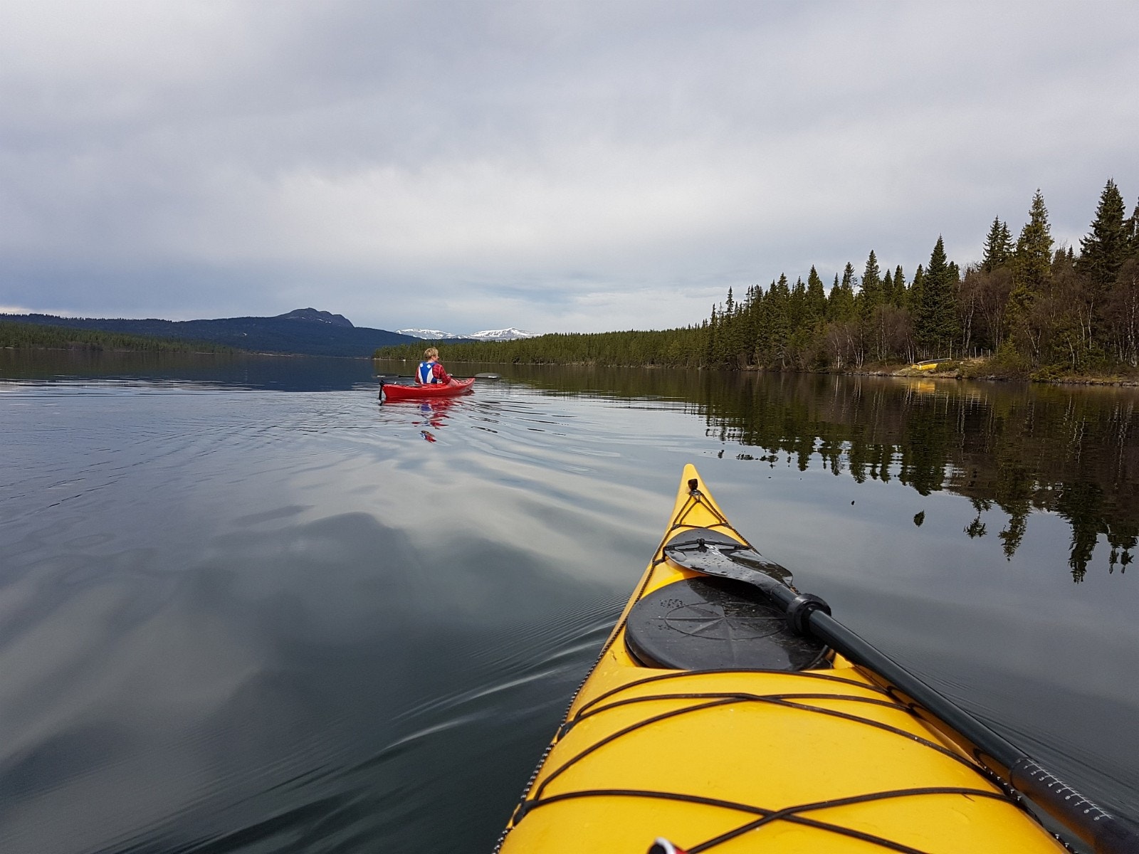Kajakk på Gålåvatnet Galleribilde