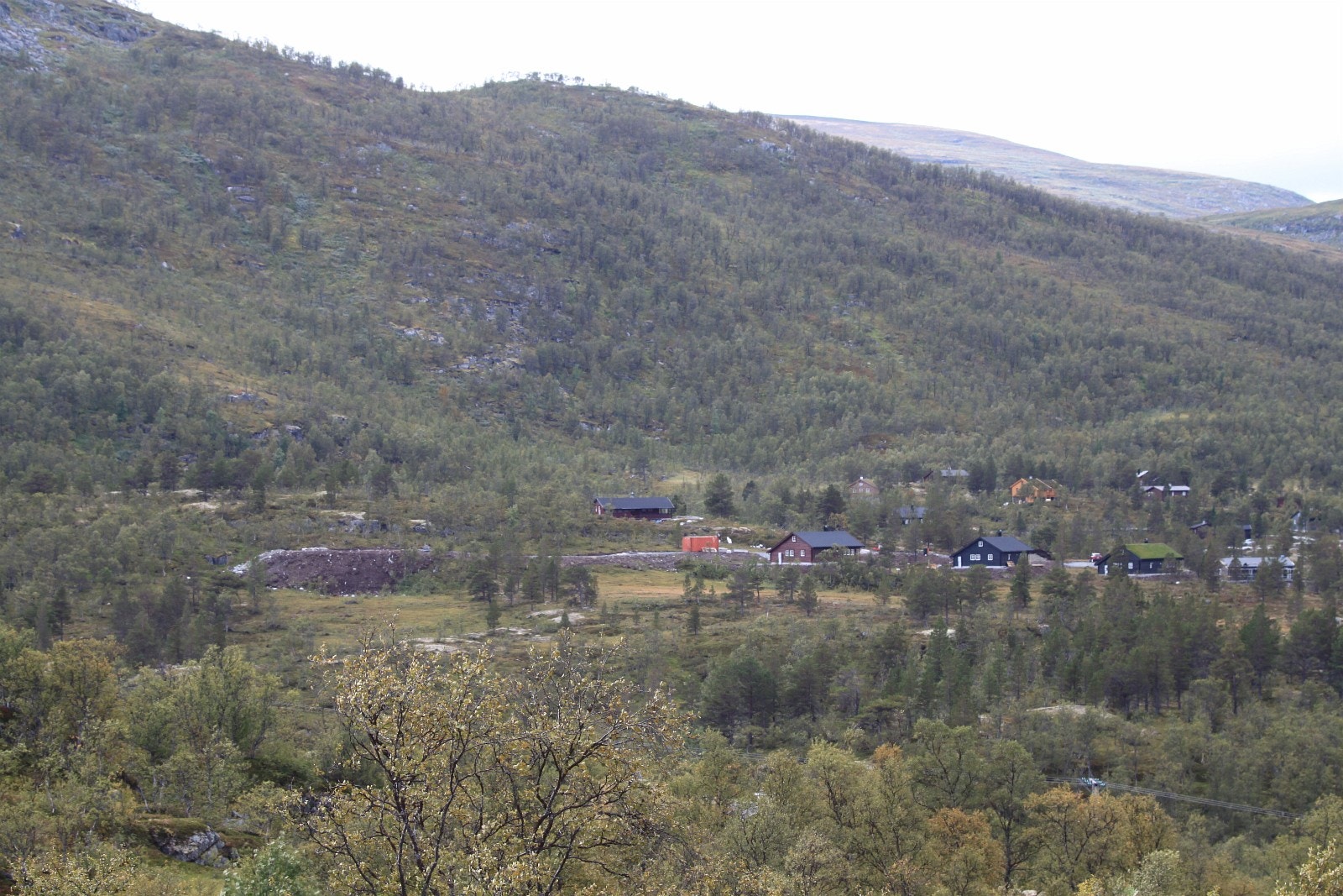 Hyttefeltet fra Rv 7 Galleribilde
