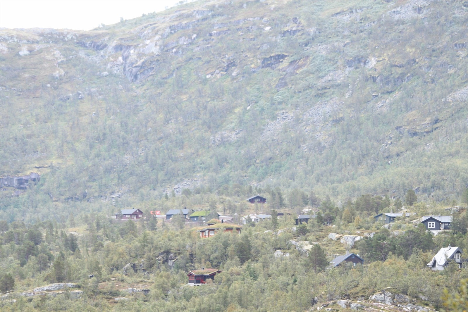 Hyttefeltet fra Rv 7 Galleribilde