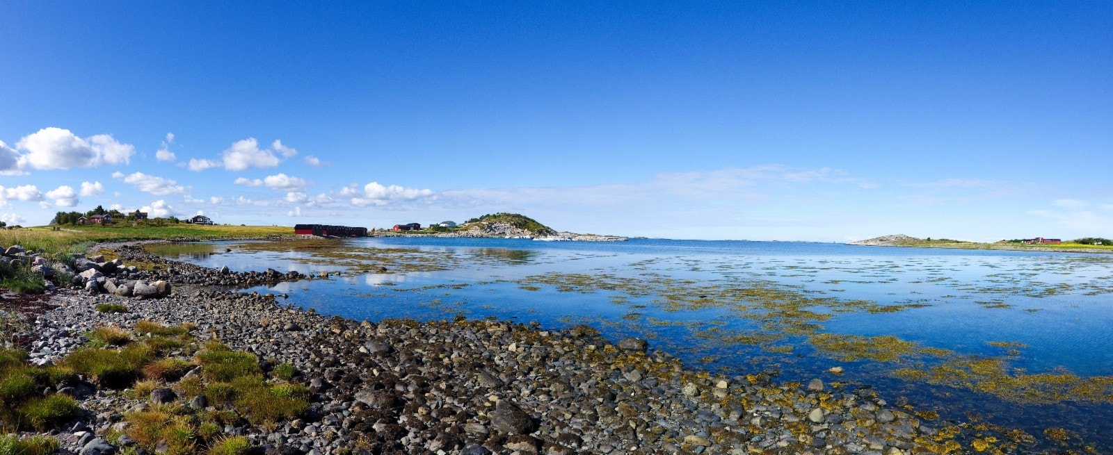 Tomtene på Rundhaugen er et glimrende utgangspunkt for fiske og båtliv med sjøen lett tilgjengelig Galleribilde