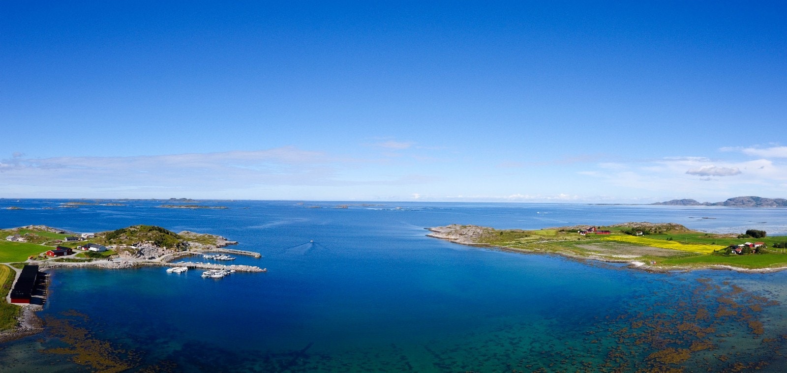Utsikt mot vest rett opp fra Rundhaugen Galleribilde