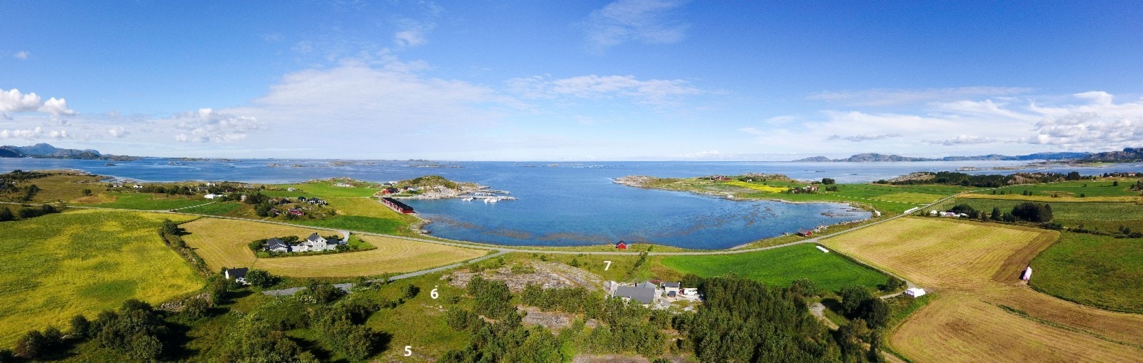 Tomtene er lett tilgjengelig for egenvisning Galleribilde