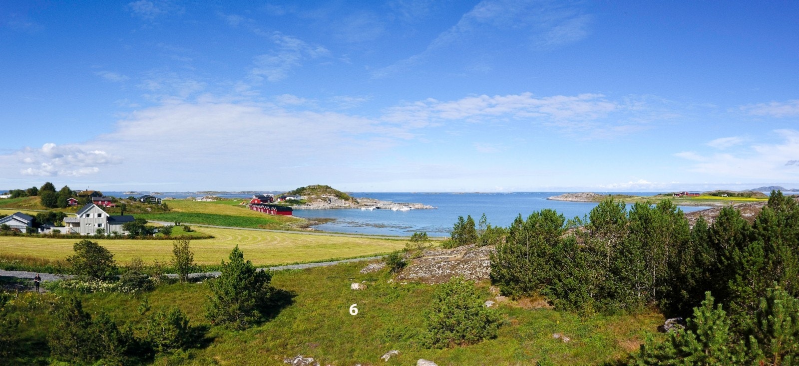 Utsikt mot vest opp fra tomt 6 Galleribilde