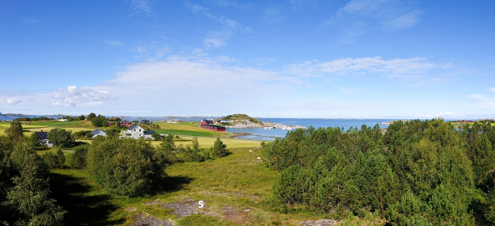 Utsikt mot vest opp fra tomt 5 Galleribilde