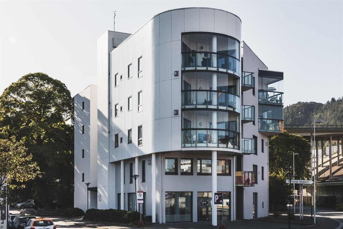 Sameiet har felles takterrasse med fantastiske solforhold og felles gassgrill. Galleribilde