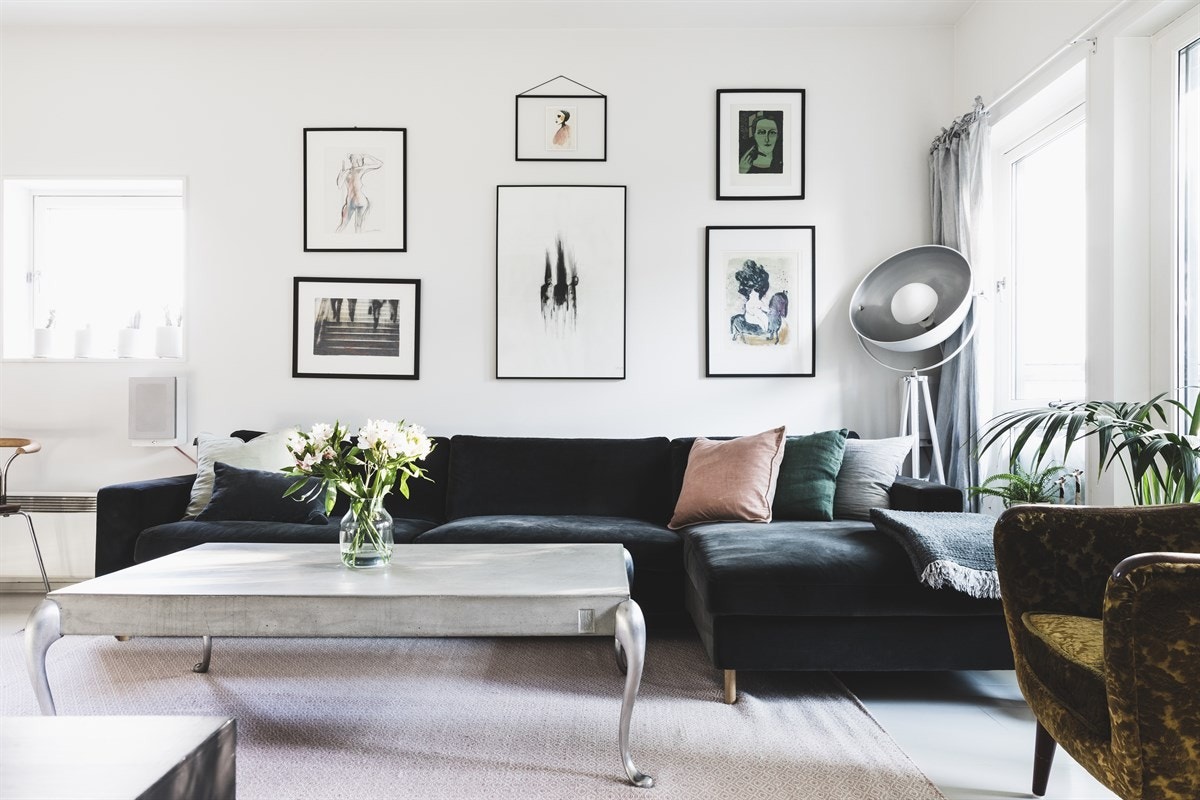 Her kan du innrede med stor sofagruppe, spisebord og eventuelt annet møblement etter ønske. Galleribilde