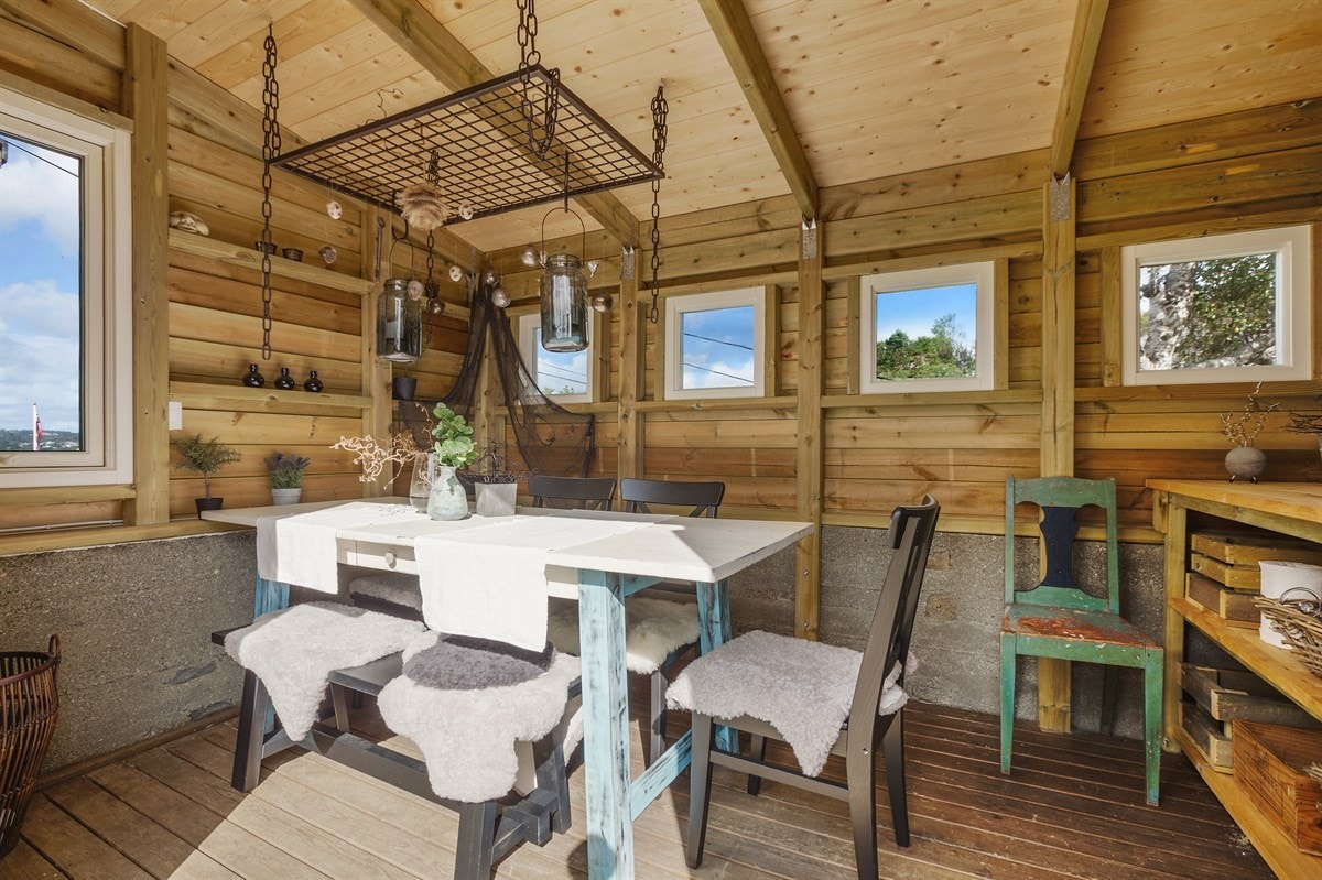 Vinterhage har også innlagt strøm Galleribilde