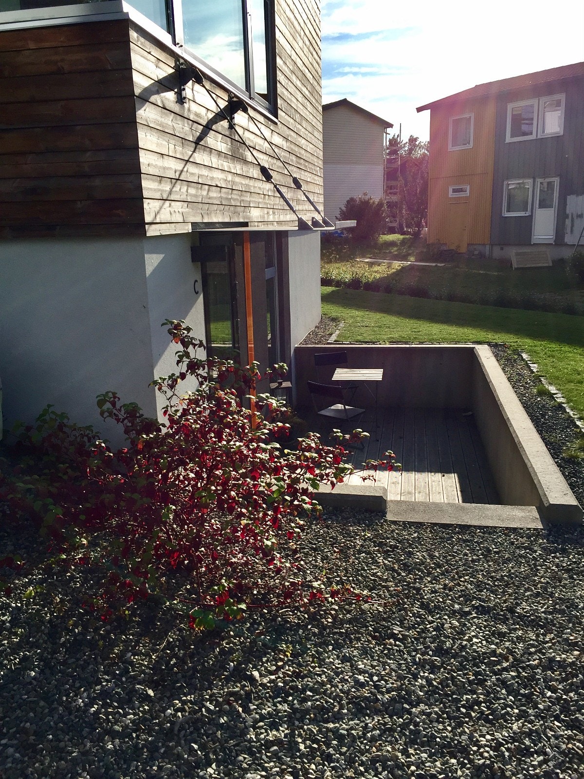 Terrasse/inngangsparti (egen inngang for utleiedel) Galleribilde