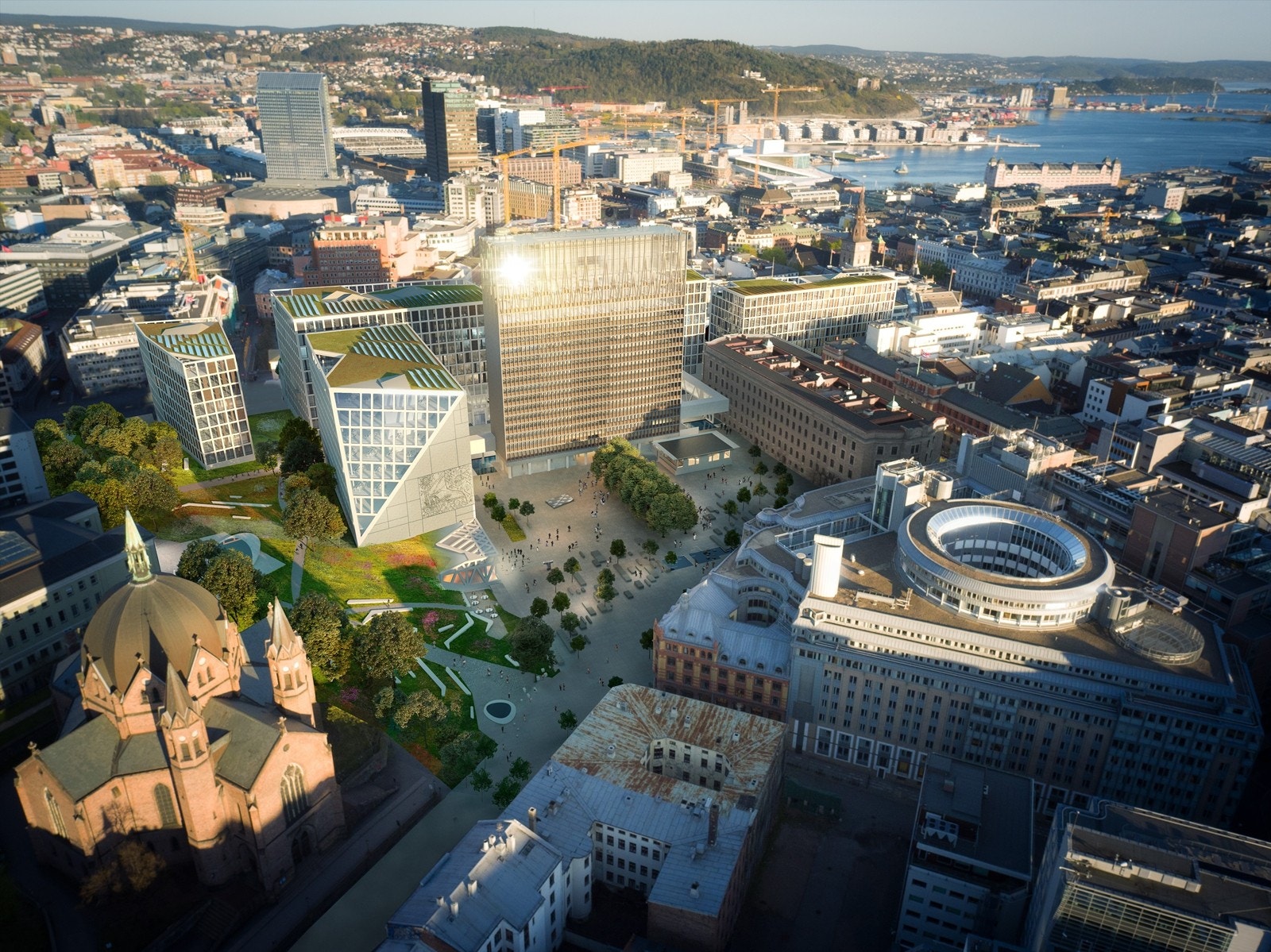 Boligen er beliggende i et området som er under stor utvikling, deriblant det nye Regjeringskvartelet. I forslagene som foreligger fra arkitektene vil det i tillegg til moderne arkitektur bli preget av flotte parkanlegg og grøntområdet. Galleribilde