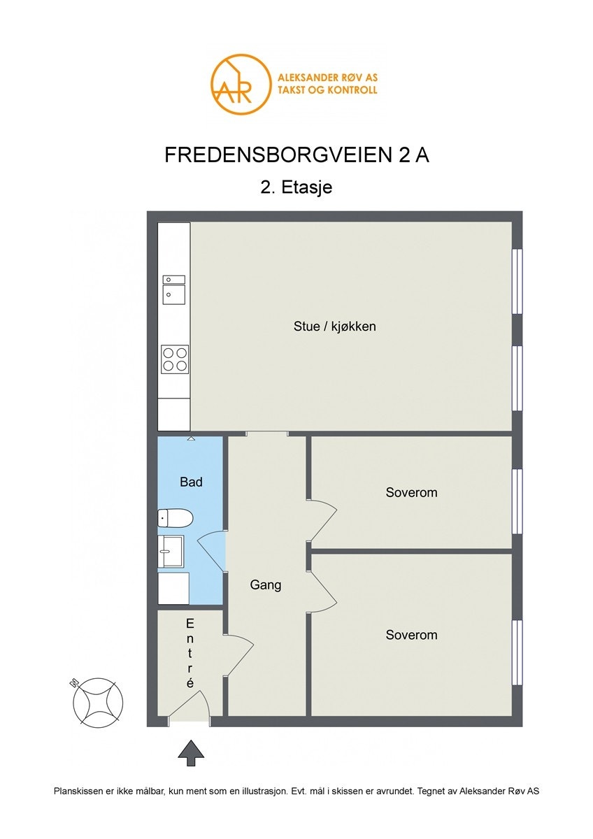Plantegning Galleribilde