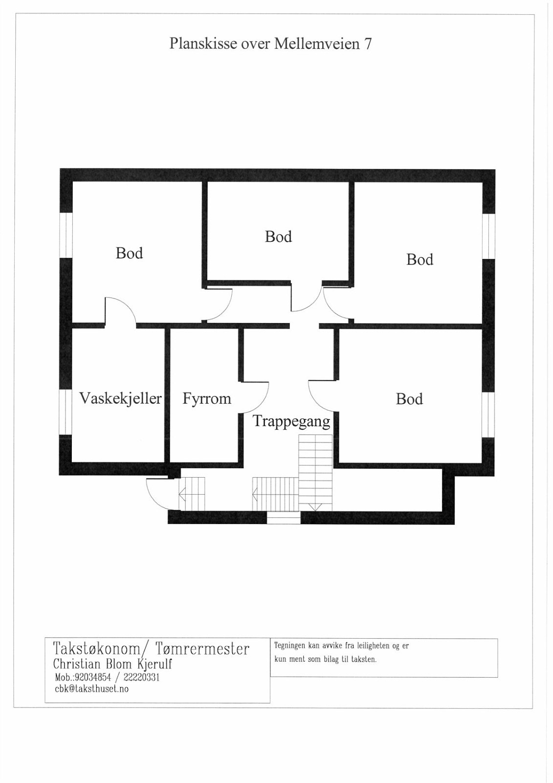 Plantegning Galleribilde