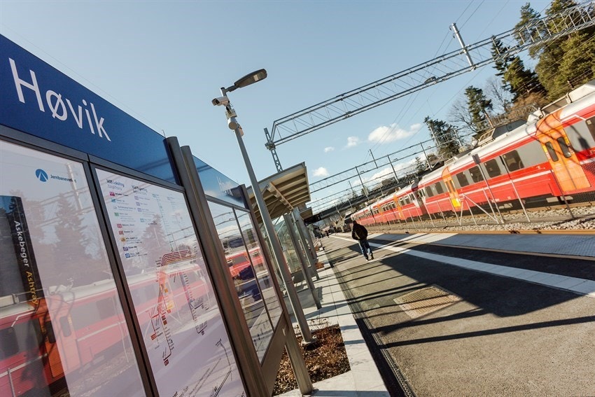 Høvik togstasjon Galleribilde