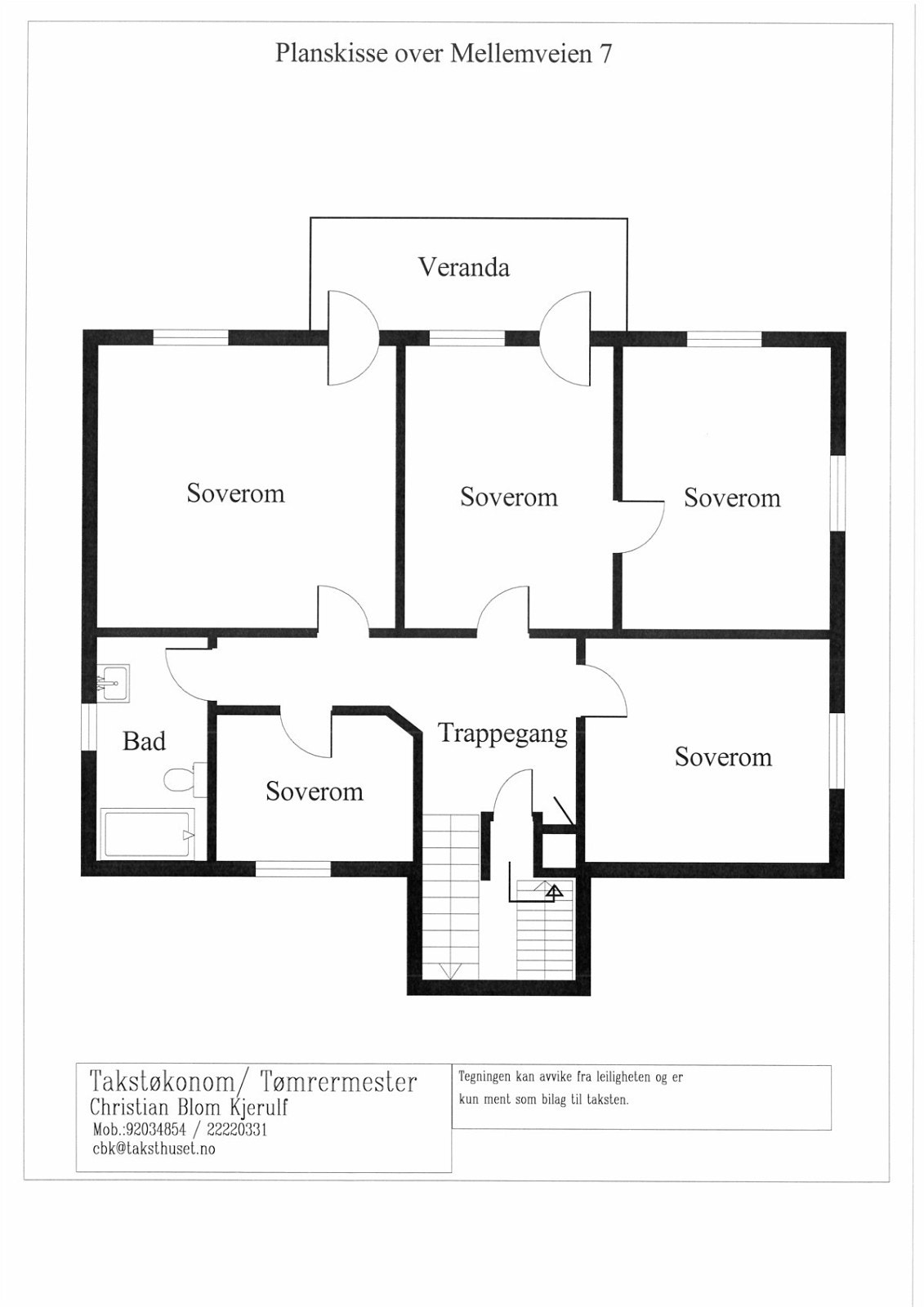 Plantegning Galleribilde