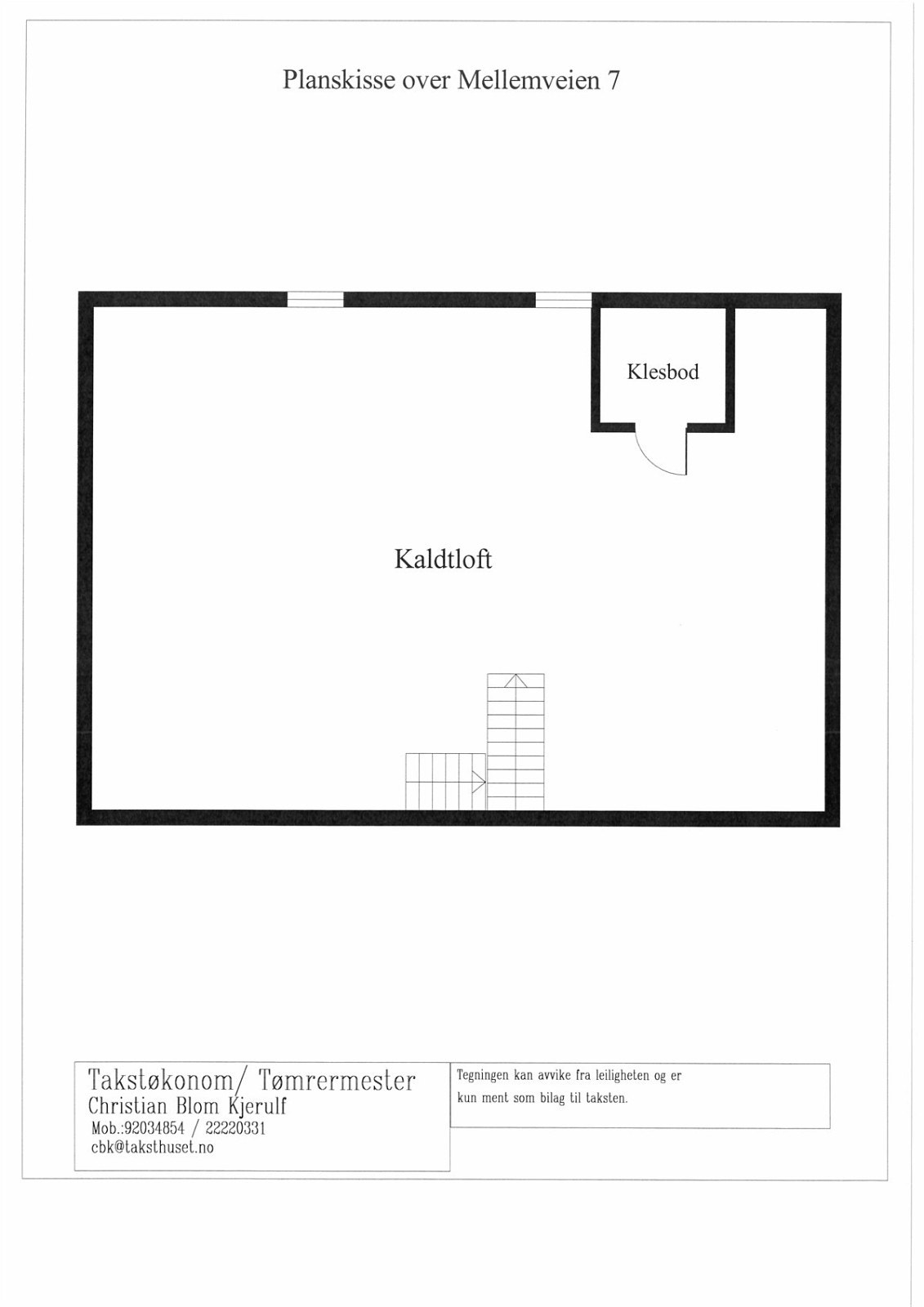Plantegning Galleribilde