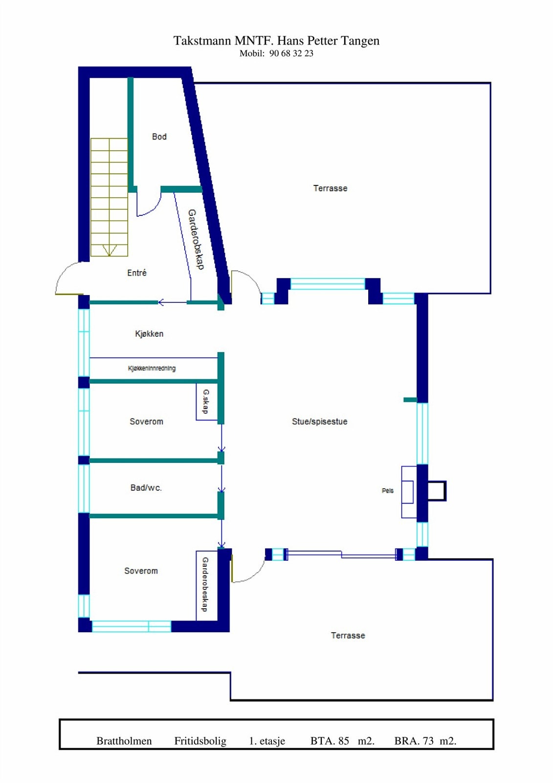 Brattholmen - Fritidsbolig - 1. etasje Galleribilde